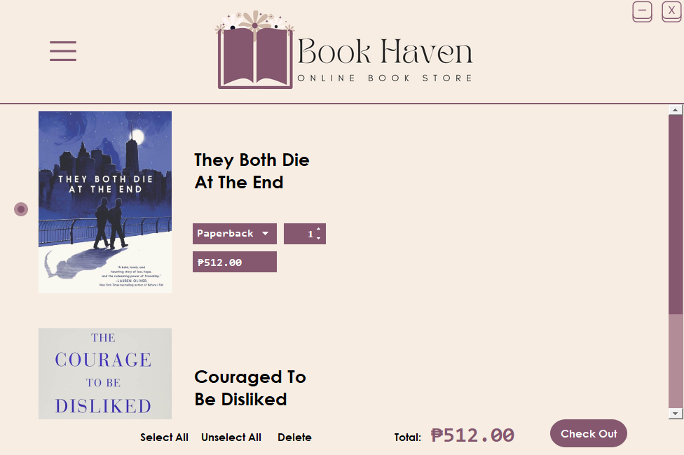 BookHaven Screenshot 2
