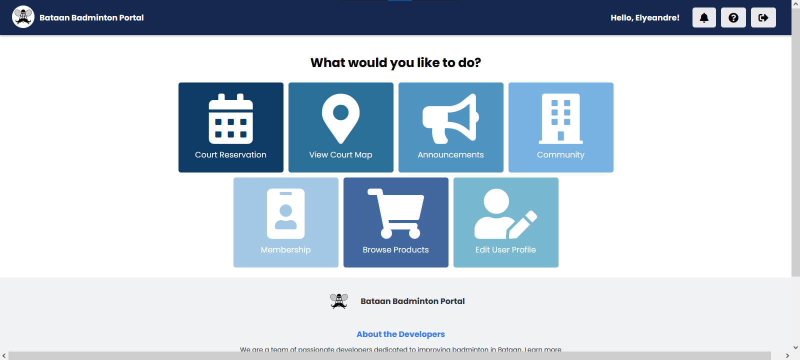 Badminton Portal Screenshot 7