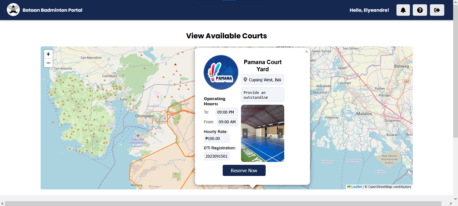 Badminton Portal Screenshot 9