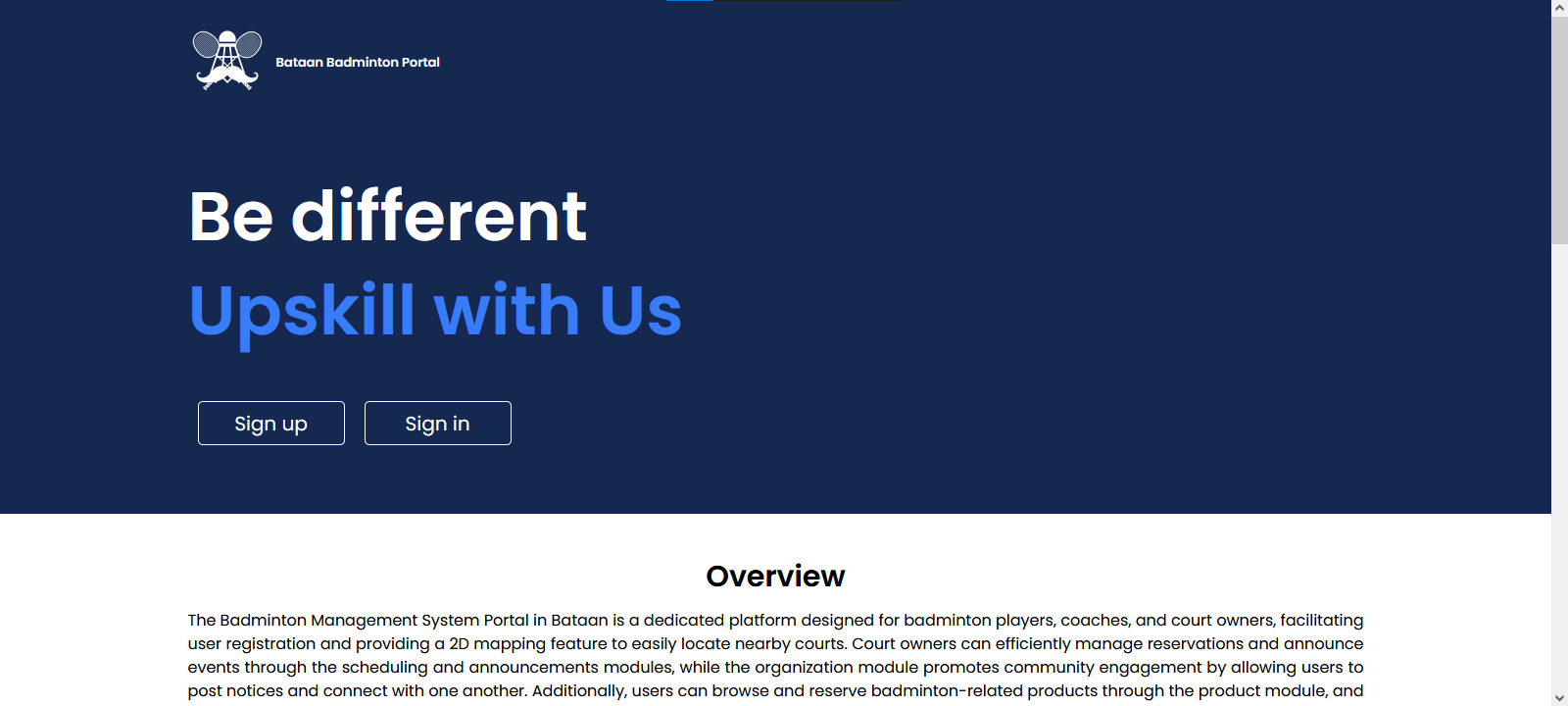 Badminton Portal Screenshot 12