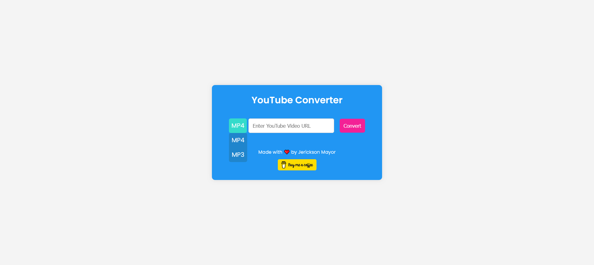 YouTube Converter Screenshot 1