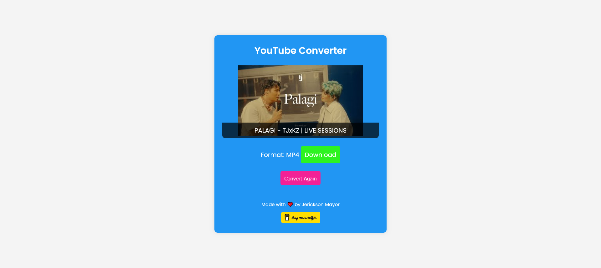 YouTube Converter Screenshot 2